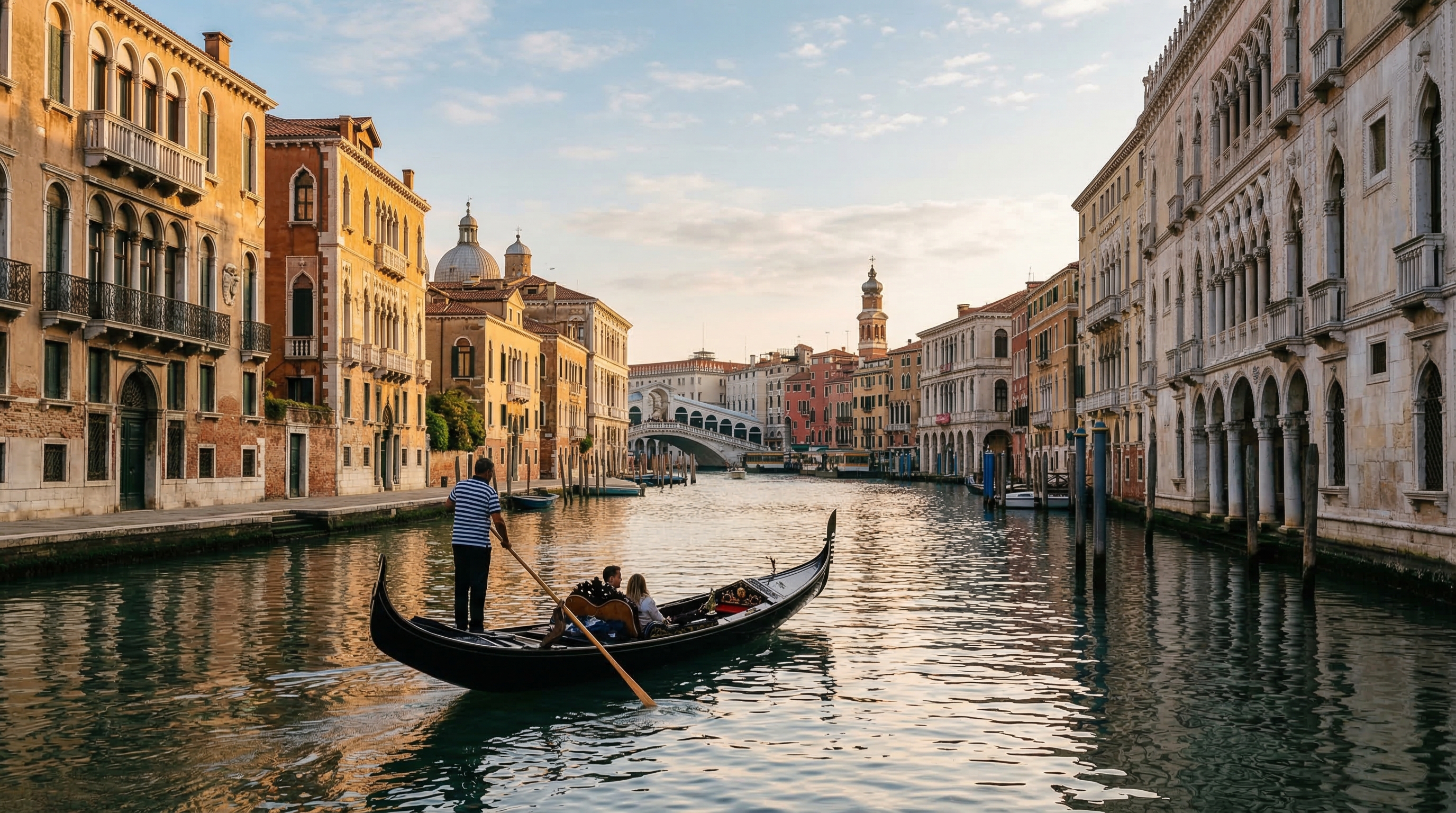 Arrive in the Floating City of Venice